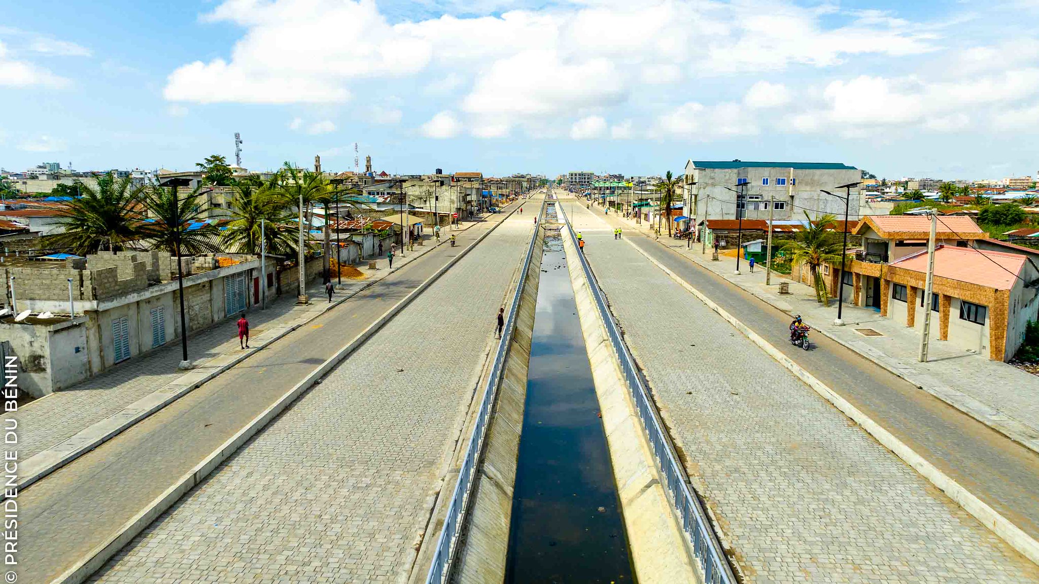 Photos de Collecteurs dans le cadre du Projet d'Assainissement Pluvial de Cotonou